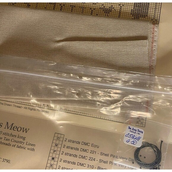 The cats meow cross stitch pattern pamphlet - Picture 2 of 3